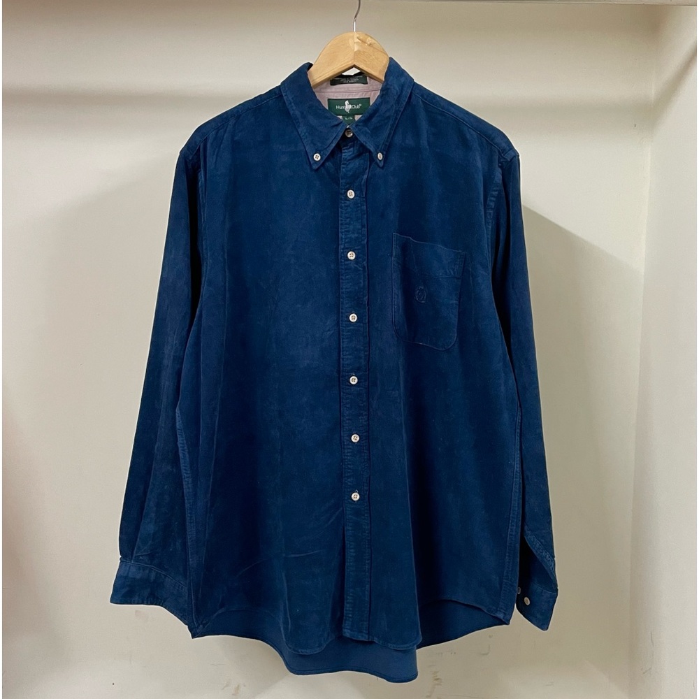 HUNT CLUB AUTHENTIC CORDUROY NAVY BLUE SHIRT FOR MEN’S & WOMEN’S - Picture 1 of 5